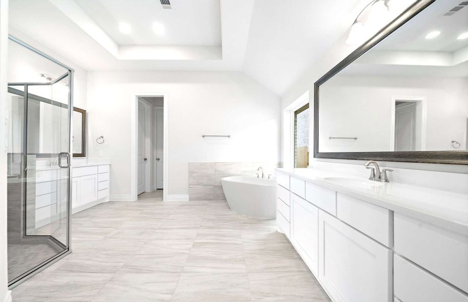Representative furnished interior of a home built from the 2909AU by Ravenna Homes in Audubon 60′, Magnolia (Image 15).