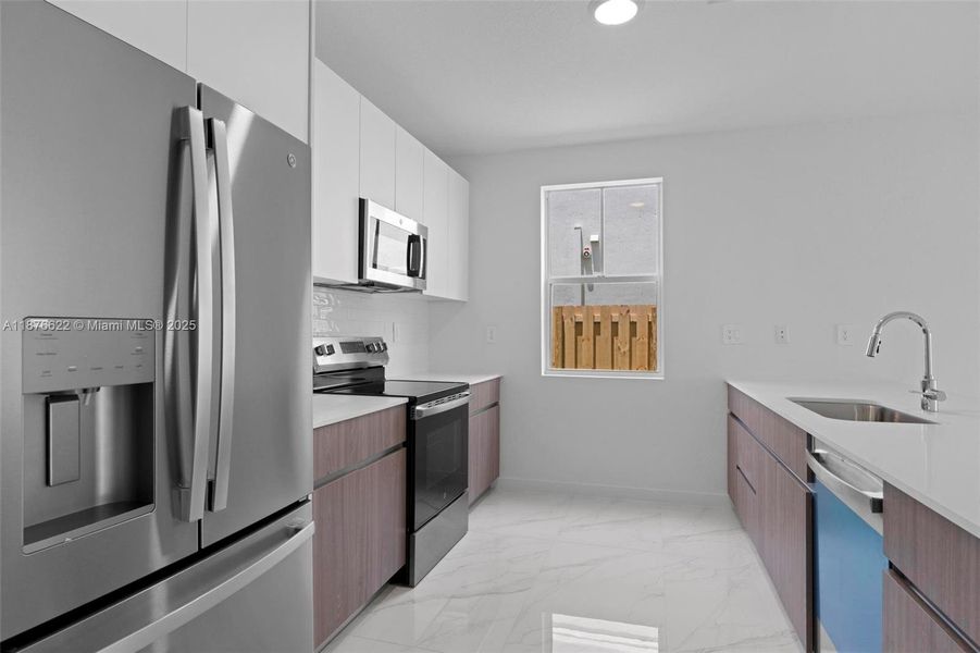 Furnished interior view inside a new home in , Miami (Image 12).