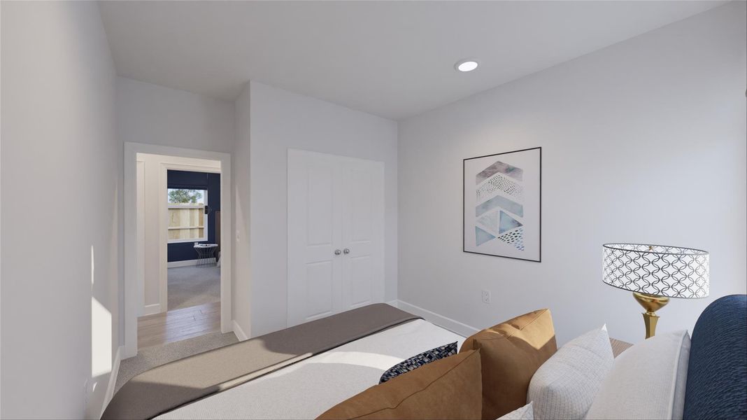 Furnished interior view inside a new home in Oakberry Trails, Waller (Image 19).