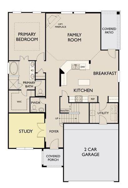 First floor layout First floor layout