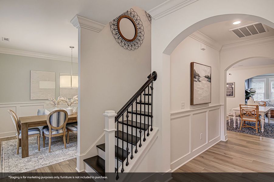 Furnished interior view inside a new home in Brayden, Advance (Image 4).
