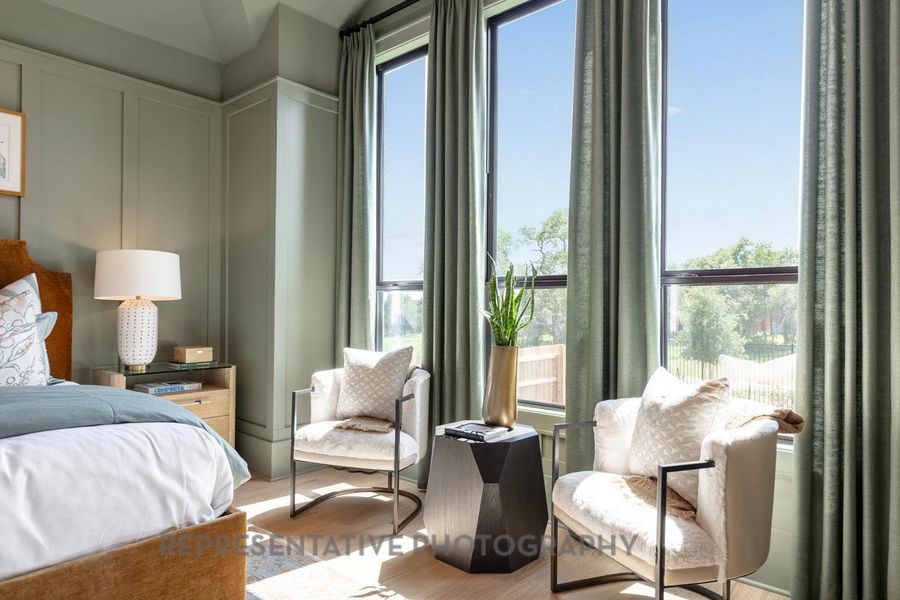 Furnished interior view inside a new home in Wolf Ranch, Georgetown (Image 18).