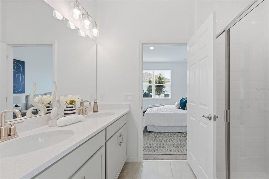 Furnished interior view inside a new home in Trinity Place, St. Cloud (Image 28).