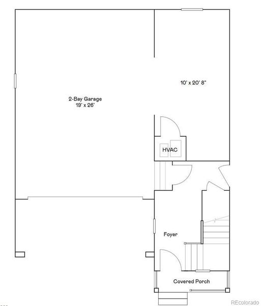 2D floor plan layout of this home in Parterre, Thornton, CO (Image 4).