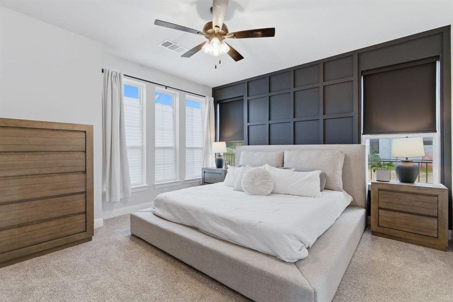 Furnished interior view inside a new home in , Corinth (Image 11).