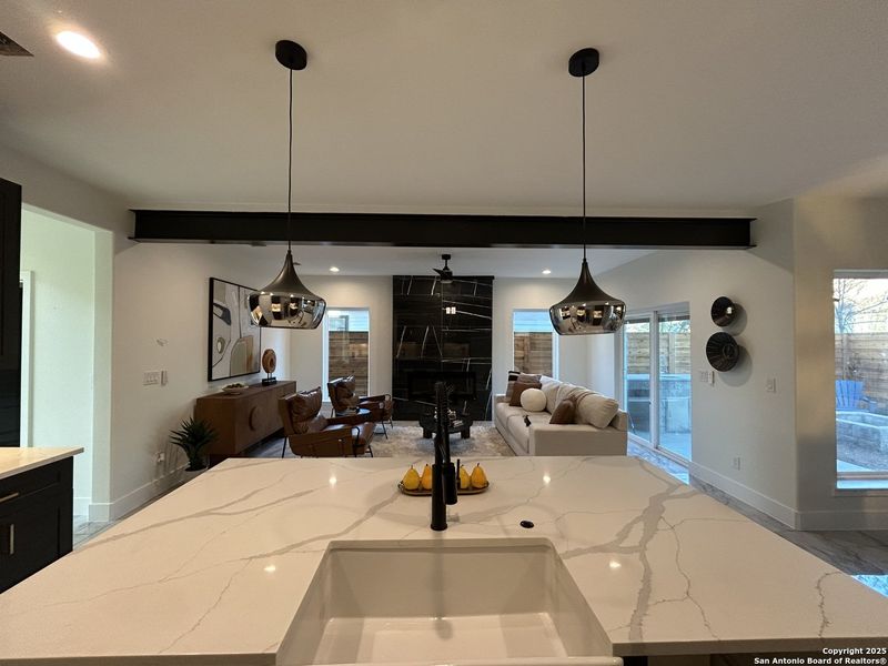 Furnished interior view inside a new home in , San Antonio (Image 33).
