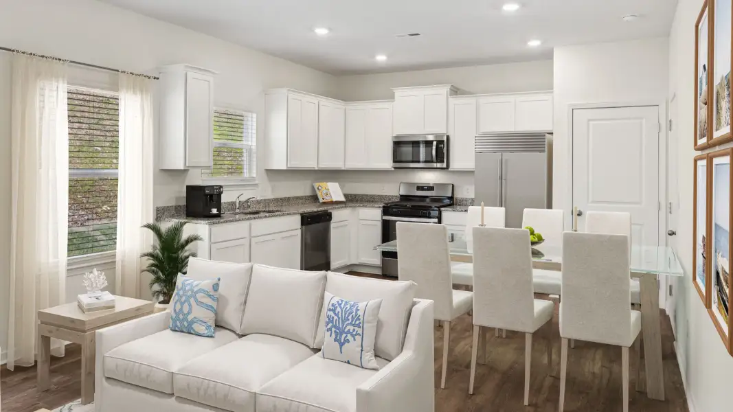 Furnished interior view inside a new home in Keebler Meadows, Johnson City (Image 6).