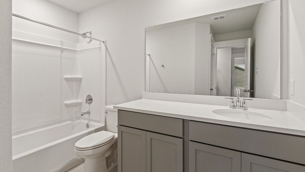 Furnished interior view inside a new home in Cielo, Conroe (Image 23).