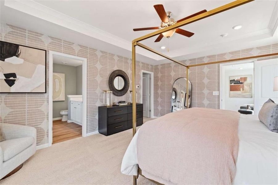 Furnished interior view inside a new home in Diamante, Stockbridge (Image 15).