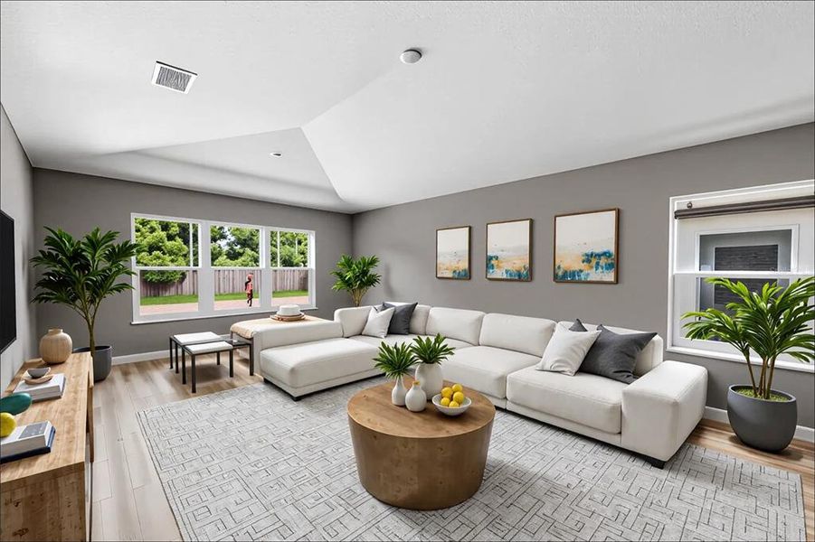 Furnished interior view inside a new home in , Sarasota (Image 13).