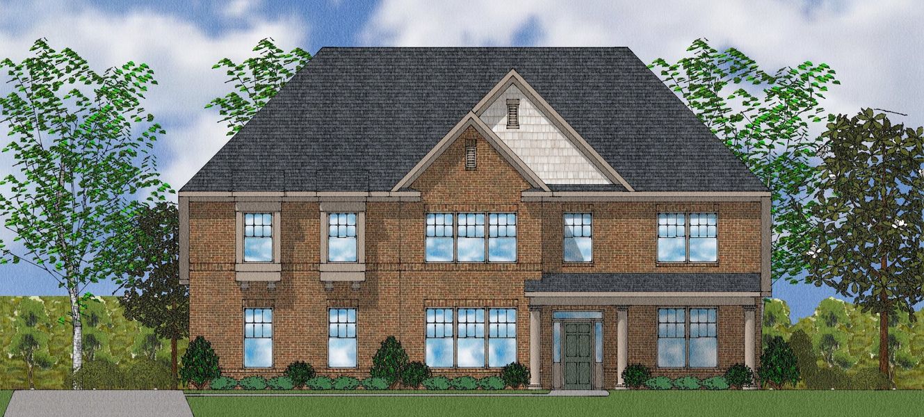 Representative exterior photo of a completed home built from the Patterson II - Elite Collection by Mungo Homes in Suter Estates, Easley, SC (Image 15).