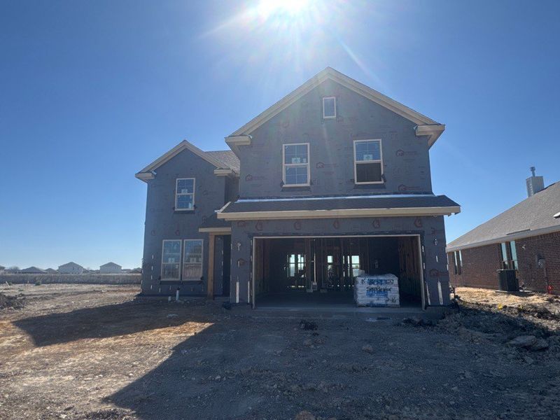 In-progress construction of a new home in Cedar Ridge Estates, Anna, TX (Image 4).