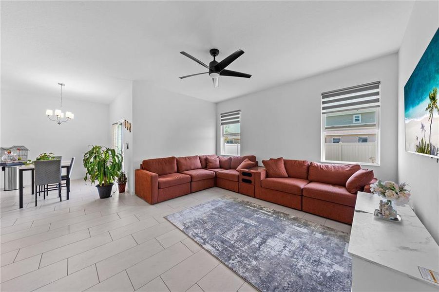 Furnished interior view inside a new home in Cypress Park Estates, Haines City (Image 15).