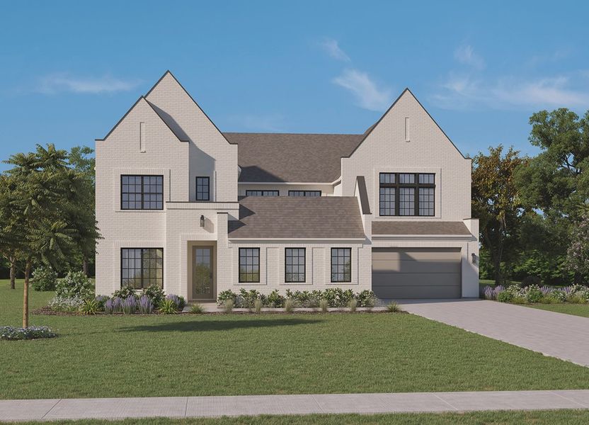 Representative exterior photo of a completed home built from the The Collin by Homebound in Park Place, Prosper, TX (Image 6).