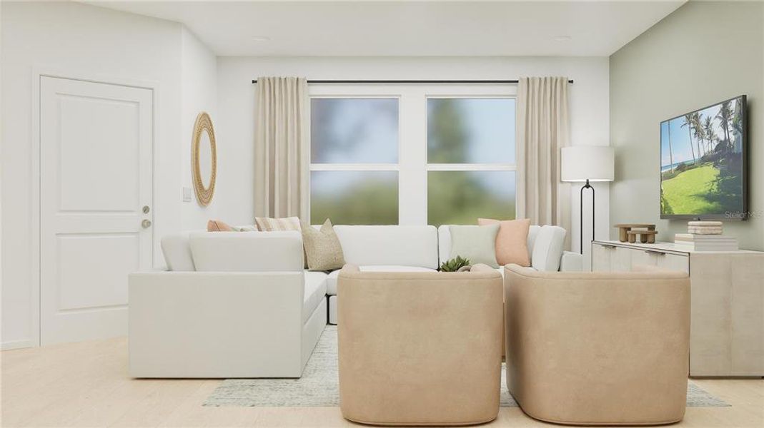 Furnished interior view inside a new home in , St. Cloud (Image 4).