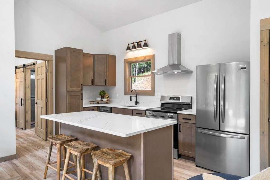 Furnished interior view inside a new home in , Morganton (Image 9).