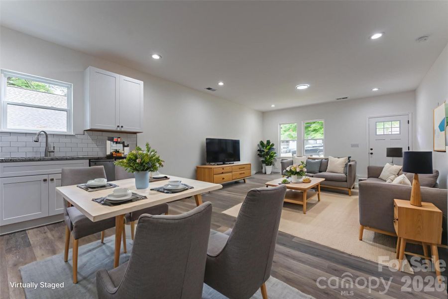 Furnished interior view inside a new home in , Gastonia (Image 6).