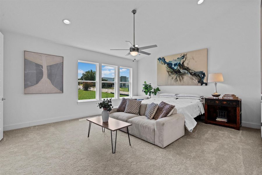 Furnished interior view inside a new home in Agave, Austin (Image 26).
