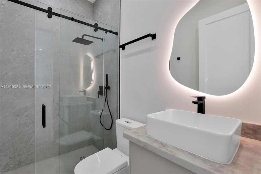 Furnished interior view inside a new home in , Miami (Image 5).