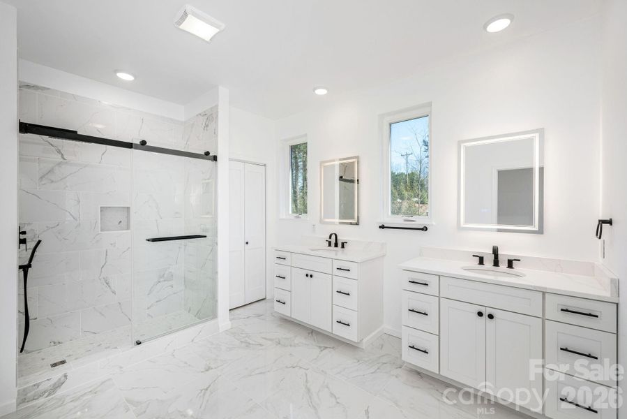 Furnished interior view inside a new home in , Flat Rock (Image 11).