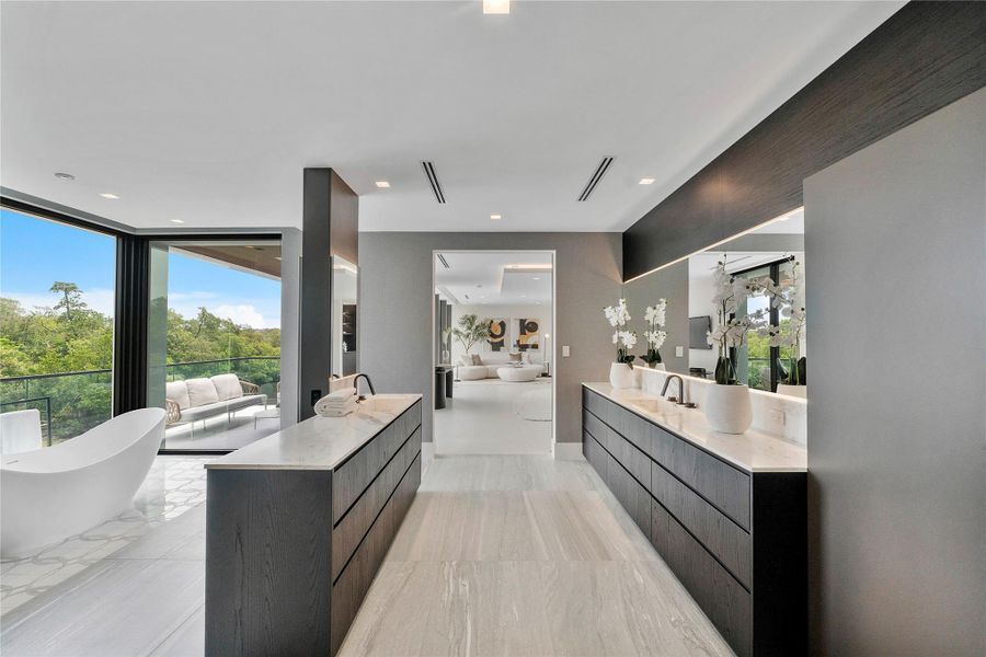 Furnished interior view inside a new home in , Boca Raton (Image 35).