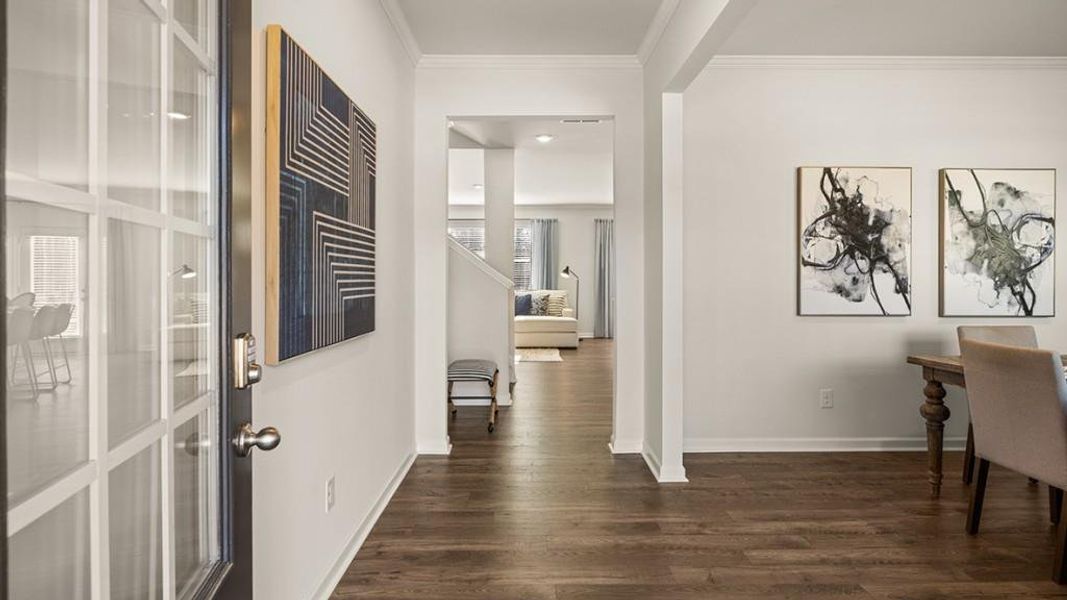 Furnished interior view inside a new home in Thompson Ridge, Dallas (Image 4).