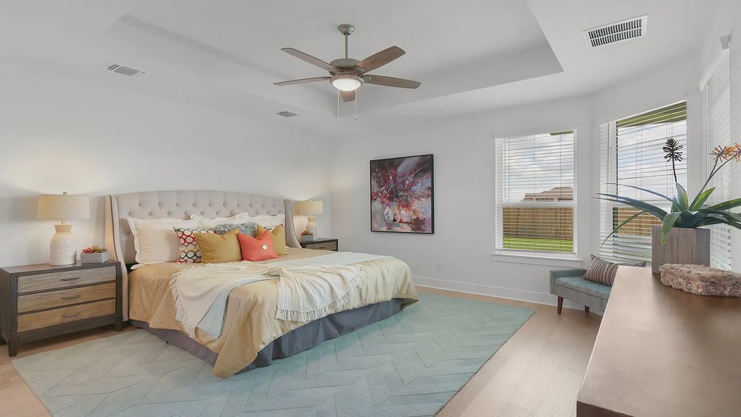Furnished interior view inside a new home in Santa Rita Ranch, Liberty Hill (Image 16).