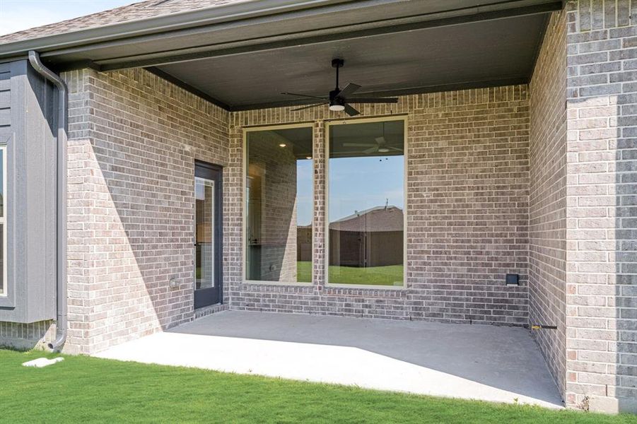 Exterior details and patio area of a home in Waterscape Classic 60s, Royse City (Image 21). Exterior details and patio area of a home in Waterscape Classic 60s, Royse City (Image 21).