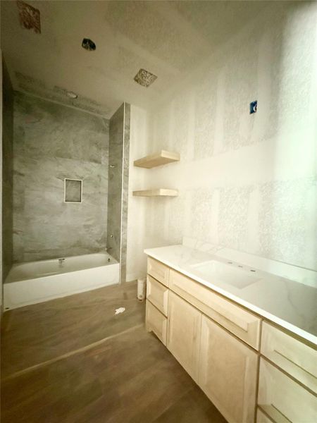 In-progress construction of a new home in , Splendora, TX (Image 17). In-progress construction of a new home in , Splendora, TX (Image 17).