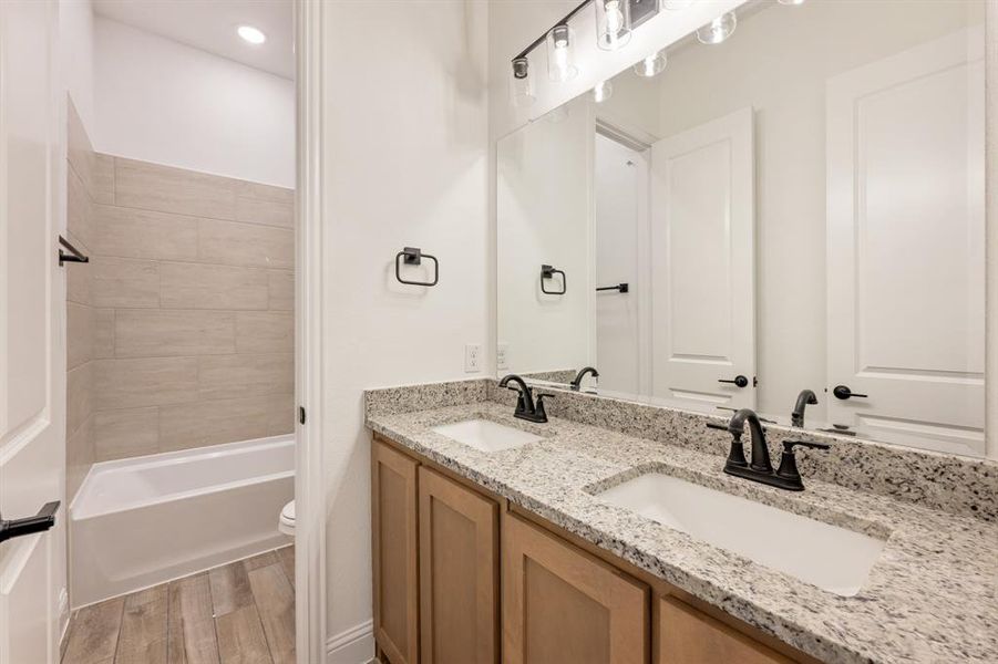 Furnished interior view inside a new home in Bear Creek Classic 60, Lavon (Image 7). Furnished interior view inside a new home in Bear Creek Classic 60, Lavon (Image 7).