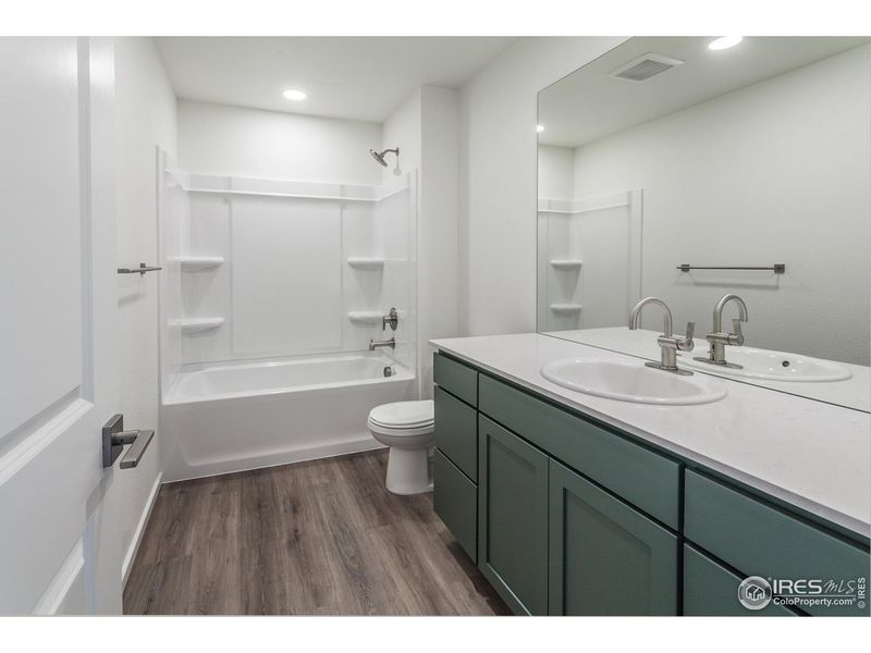 Furnished interior view inside a new home in Trailside Story Collection - Single Family Homes, Timnath (Image 13).