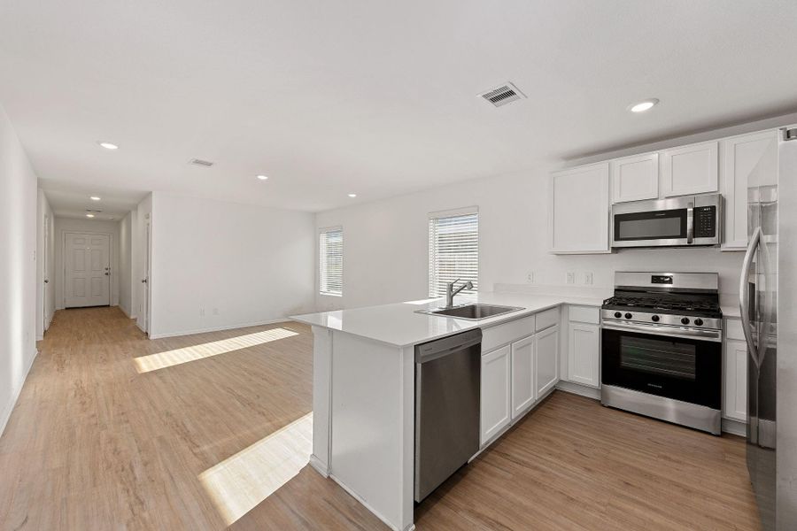 Furnished interior view inside a new home in Tavola, New Caney (Image 6).