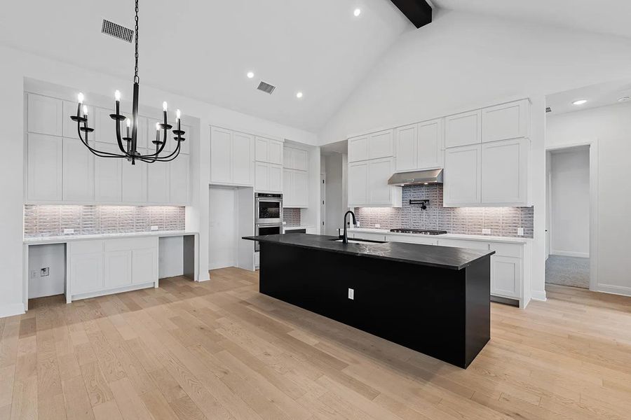 Furnished interior view inside a new home in Northgate Ranch, Liberty Hill (Image 7). Furnished interior view inside a new home in Northgate Ranch, Liberty Hill (Image 7).