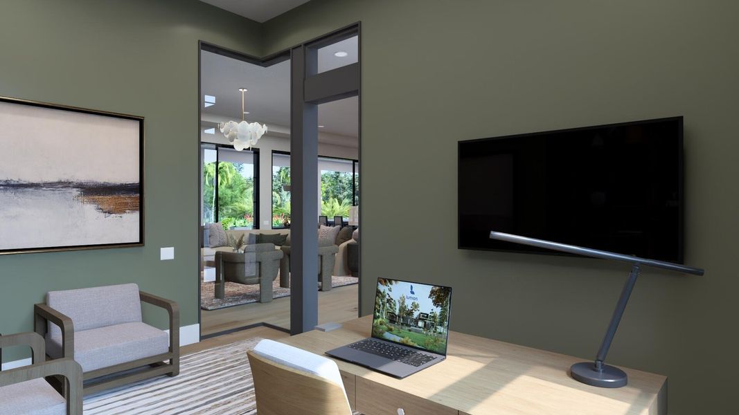 Furnished interior view inside a new home in , Vero Beach (Image 12).