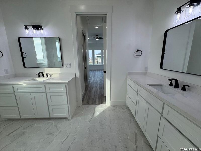 Furnished interior view inside a new home in , Port Aransas (Image 9).