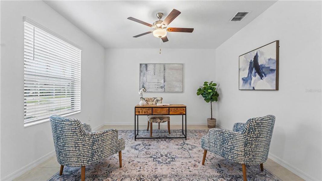 Furnished interior view inside a new home in Wind Meadows South, Bartow (Image 6).