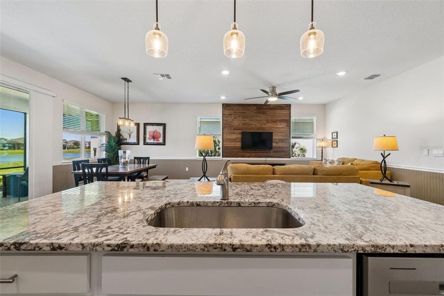 Furnished interior view inside a new home in Star Farms at Lakewood Ranch, Bradenton (Image 56).