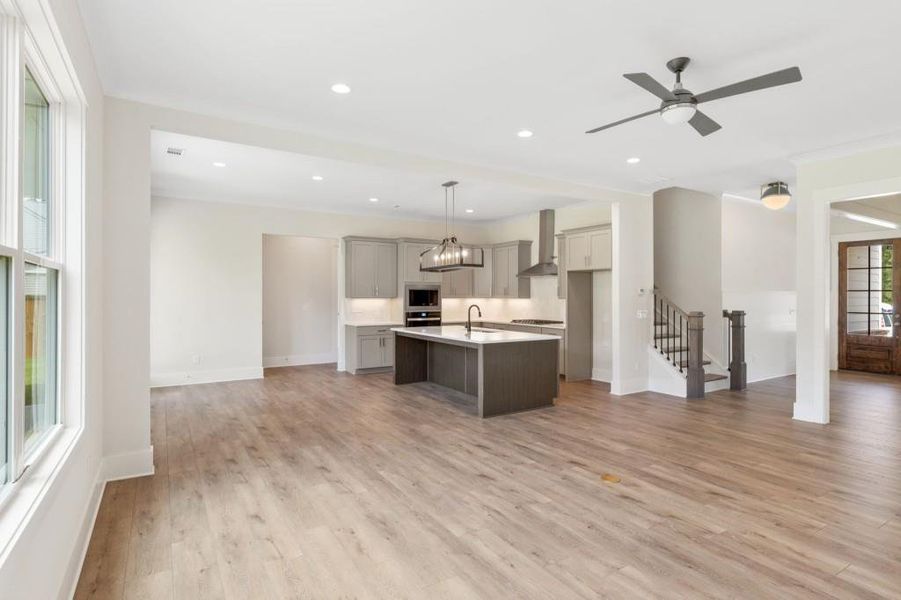 Furnished interior view inside a new home in Hillshire, Cumming (Image 6).