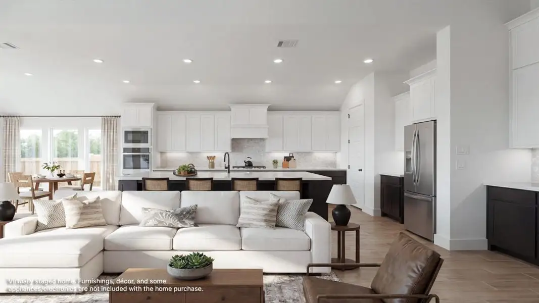 Furnished interior view inside a new home in The Parks at Wilson Creek, Celina (Image 9).