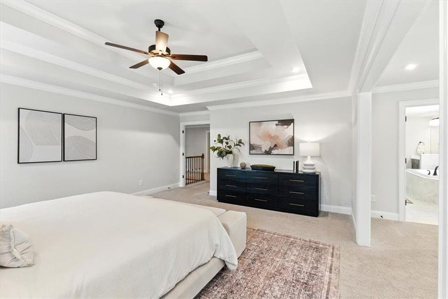Furnished interior view inside a new home in Ford Landing, Acworth (Image 15).