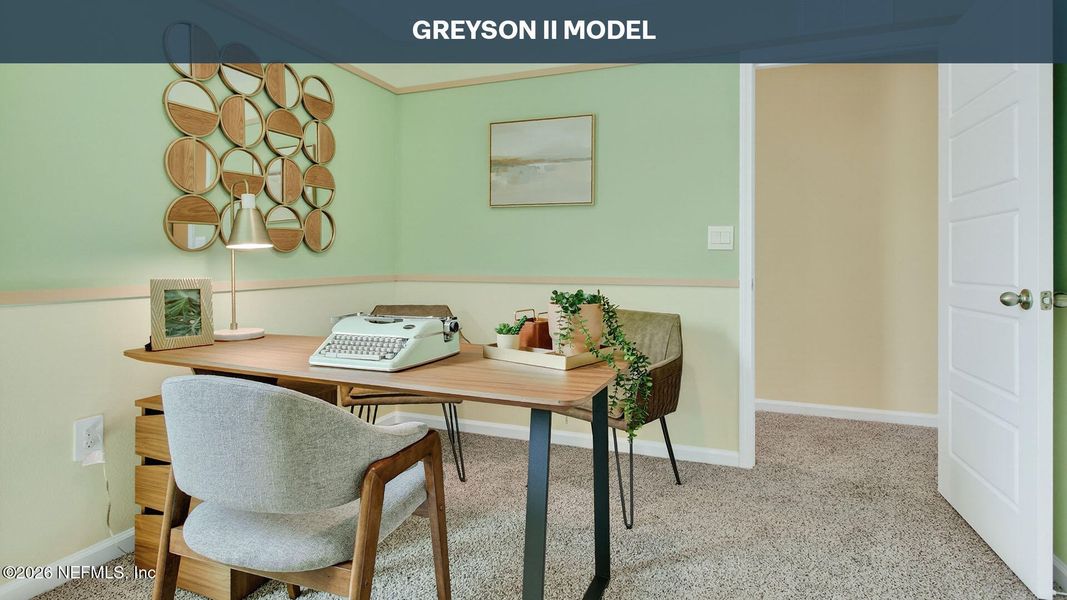 Furnished interior view inside a new home in Trout River, Jacksonville (Image 11).