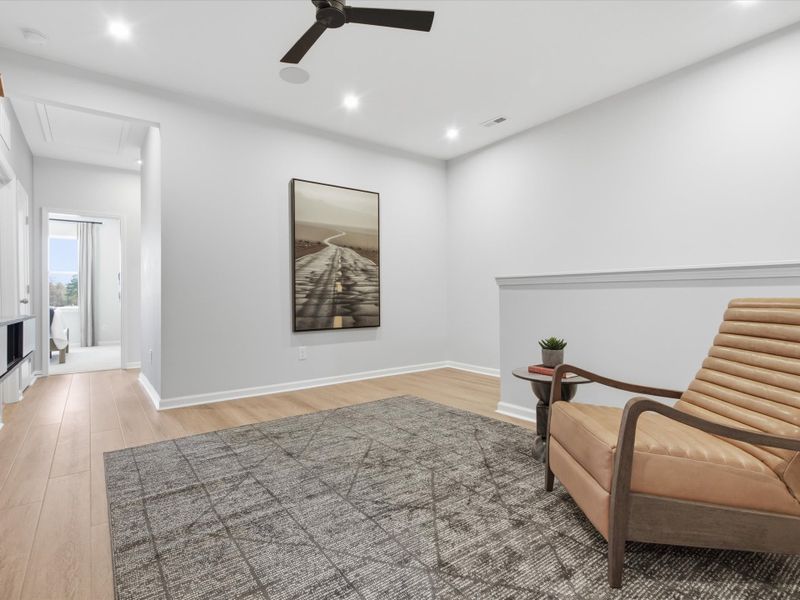 Representative furnished interior of a home built from the Avett by Tri Pointe Homes in Ellis Townes, Charlotte (Image 19).