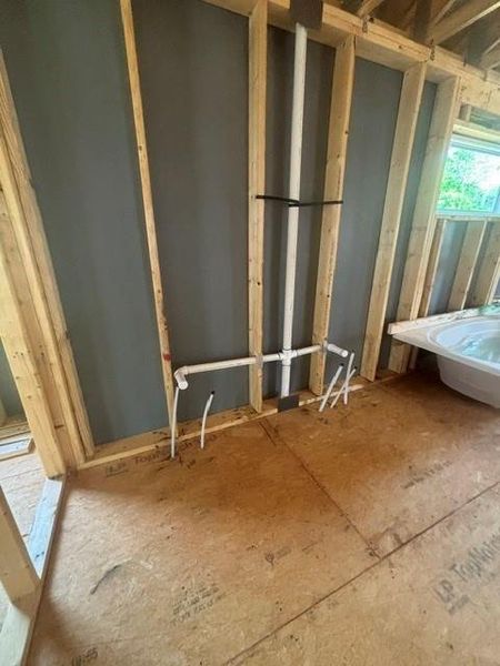 In-progress construction of a new home in Edenglen, Buford, GA (Image 38).