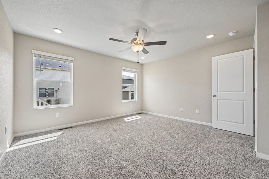 Spacious, unfurnished interior of a new home in Ridge at Lorson Ranch, Colorado Springs (Image 46). Spacious, unfurnished interior of a new home in Ridge at Lorson Ranch, Colorado Springs (Image 46).