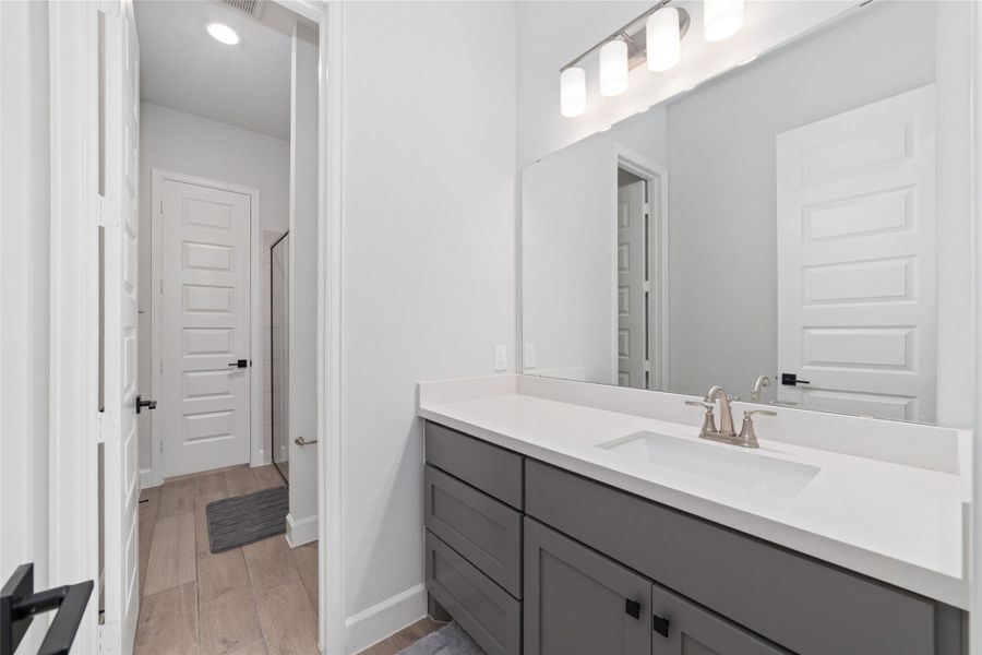 Furnished interior view inside a new home in Cross Creek Ranch, Fulshear (Image 33).