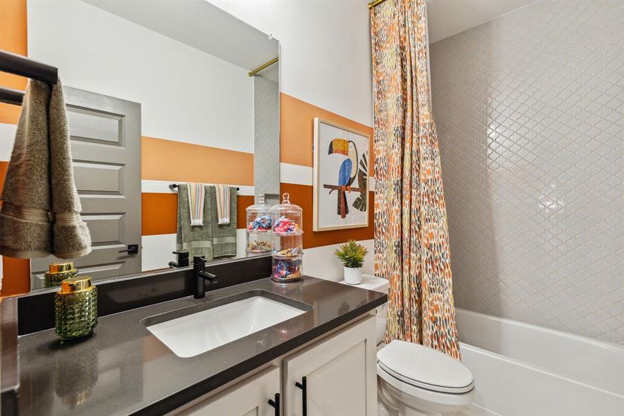 Furnished interior view inside a new home in Mantua Point Gardens, Van Alstyne (Image 23).