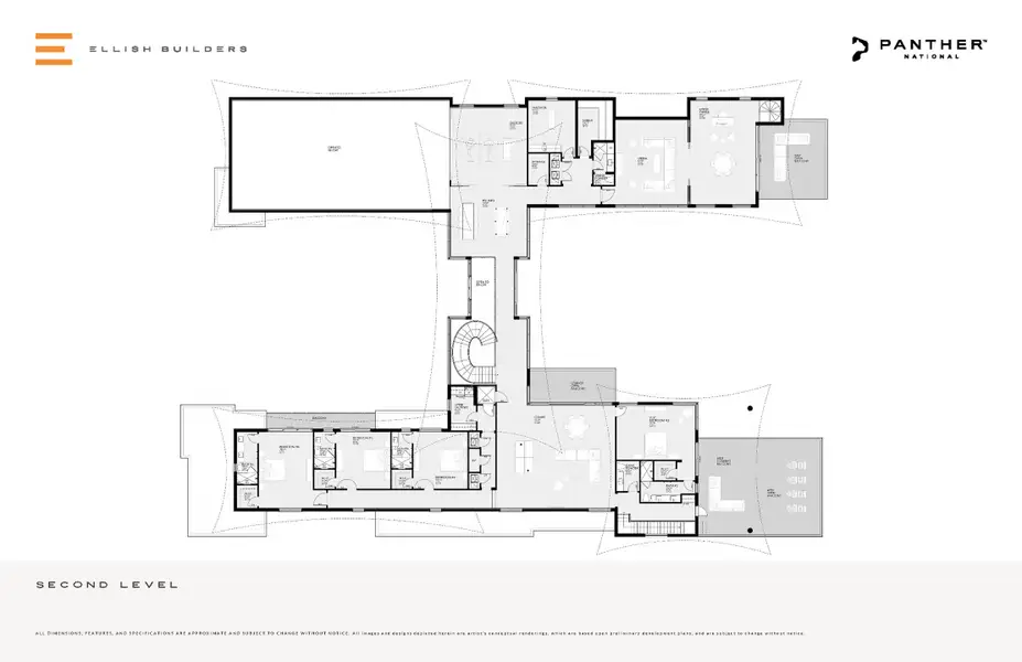 2D floor plan layout for the Carnoustie by Centaur Holdings in Panther National, Palm Beach Gardens, FL (Image 2). 2D floor plan layout for the Carnoustie by Centaur Holdings in Panther National, Palm Beach Gardens, FL (Image 2).