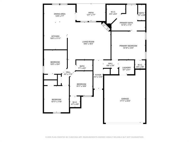 View of floor plan / room layout