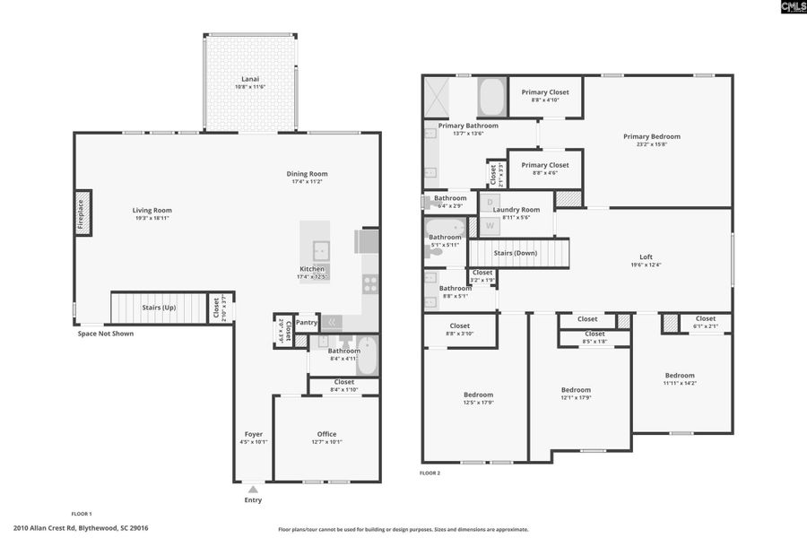 2D floor plan layout of this home in Boykin Hills, Chapin, SC (Image 1). 2D floor plan layout of this home in Boykin Hills, Chapin, SC (Image 1).