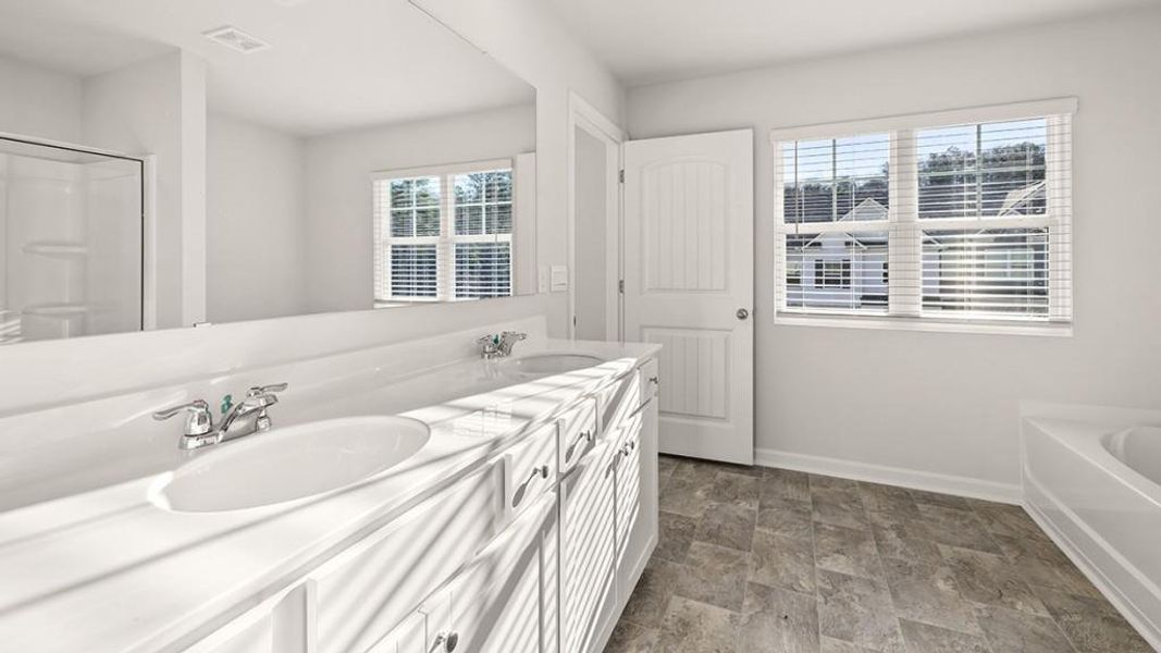 Furnished interior view inside a new home in Mountain Park, Dahlonega (Image 8).